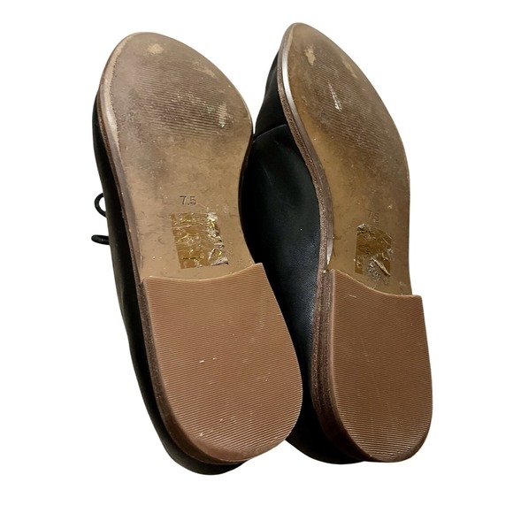 Madewell Alex Black Leather & Suede Lace-Up Oxfords Sz 7.5 - Picture 6 of 8